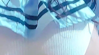 I Lifted My Pleated Skirt to Rub Myself Against Him and Squeeze All the Milk Out of Him