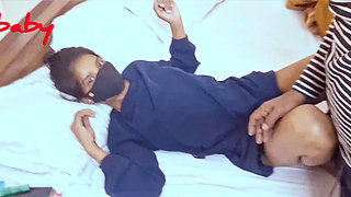 Winter Romance -1 very hot sexy Girlfriend hardcore sex of her tight pussy  in hotel room very hot moaning