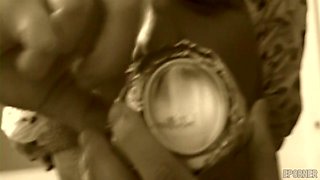 He Holds Her Hips And Uses Her Like A Fucktoy - Big tits blonde in vintage anal hardcore