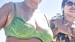 Talking Nonsense and Exfoliating on the Beach with Friend Dai Belan