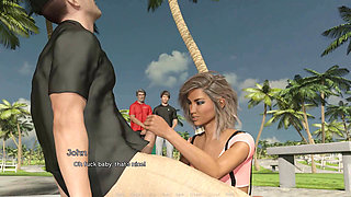 Tacos: Hot Wife Jerking and Sucking Her Husband's Cock on a Golf Course While Other People Are Watching Them - Episode 83