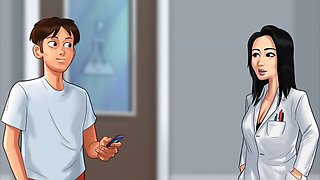 Naughty brunette teacher Hotsummer117 uses a magical belt for some steamy fun