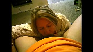 HeyitsJulia Hot Blonde MILF Deep Throat Blowjob & Cum Swallowing