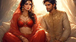 18-year-old anime girl gets down with her older aunty in a wild cartoon fantasy