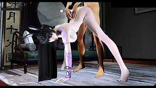 Animated Goddess of Envy Flames - 3D Animation Hentai