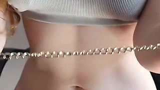 Spreading My Big Labia Pussy with Nipple Clamps