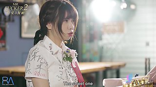 Freshly graduated Chinese teen gets boned deeply