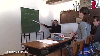 Lily Phoenix and Gabriela Quetzal Turn Sex Ed Class Into a Wild Gangbang Orgy