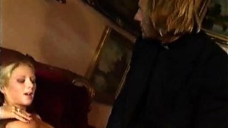 Cumshot on big boobs for slut tit fucking in hd