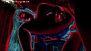 Trip into wild psychedelic passion with a daring backdoor guest