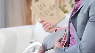 Asian Babysitter Sucks Ryans Dick Very Sloppy! - Kimmy Kimm And Ryan Driller