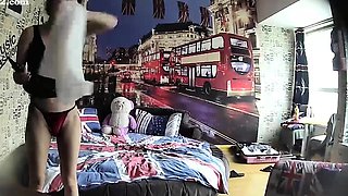 Hot amateur teen girl dancing in her panties