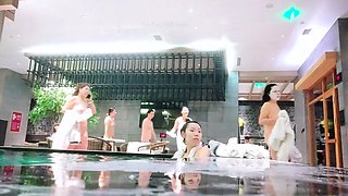 beauty asian girl bathroom  voyeur