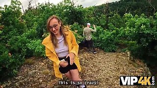 Picked up a Spanish teen for outdoor sex in the forest - Hardcore POV