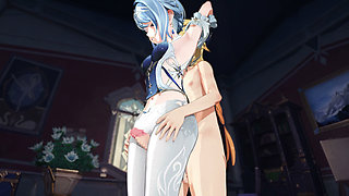 Genshin Impact - Odette Passionate Sex Scene - 3D Hentai Animation