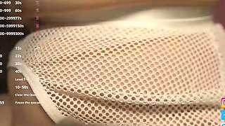 Shemale tranny enjoying solo masturbation