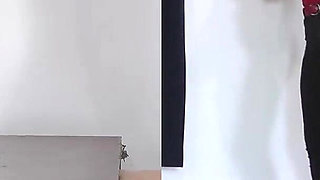 Mistress Tatjana Tramples for a Long Time but the Slave Will Not Have an Orgasm Pp