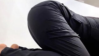 Goky gets a happy ending anal massage from a hot Latina masseuse