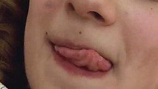Anal defloration for dark haired girl
