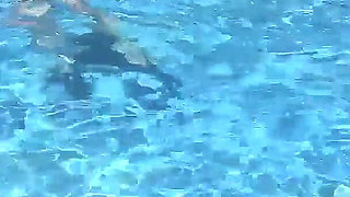 Auntjudys - Busty Redhead MILF Jojo Robinson Goes Skinny Dipping in the Pool