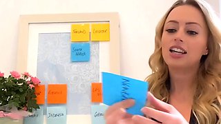 Blonde babe scarlet solo webcam