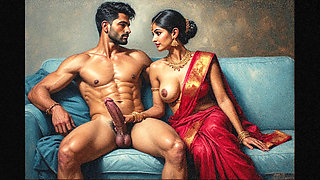 Kavi married wife with her old college friend fucking in bathroom as her husband was cooking