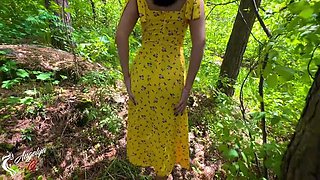 Cumshot On The Face In Glasses Of An Unfamiliar Beauty In A Dress