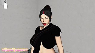 Sexy Indian Bhabhi Cheats on Husband with Young Boy - Anal & Doggy Style Part 2