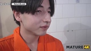 Mature Redhead Laura Red Wild Czech Prison Sex Group Scene 4K