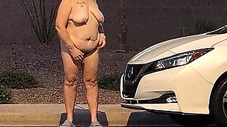 Thick BBW Wife Loves to Show off and Be Nude in Public!