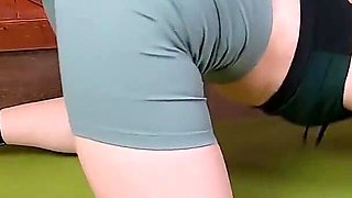 Fit Belle Wants to Seduce Him with Tight Gym Shorts and Get Fucked Not Train