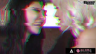 Sexy Babes Serene Siren And August Lesbian Sex