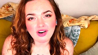 Great Big Boobs On Masturbating Redhead