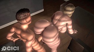 Ultra-cute (VAM) - From Behind Hook-up Intro - THREE DIMENSIONAL Pornography - OCICI