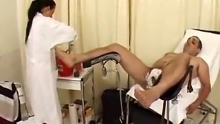 nurse give enema and prostate massage