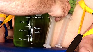 Amazing redhead solo masturbation