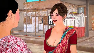 Stepson gets frisky with step-auntie after licking a special capsule