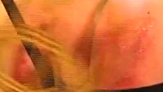 Humiliating hanging out whipping red ass