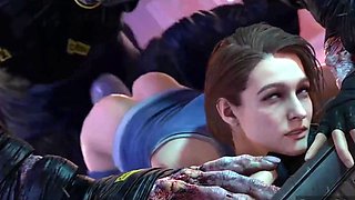 Hardcore 3D Porn Compilation With Jill Valentine Getting Fucked By Monsters