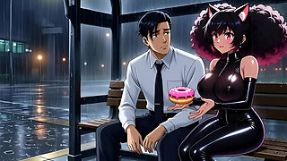 Pussygirl Wants Love and Sex. Hentai Anime Cartoon. Ai Animation