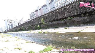 Sophisticated girl at casting trailer