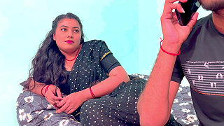 Stepmom Shared Single Bed and Made Stepson Happy, Full Hindi Audio