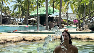 Boobs Flashing Outdoor, Ahegao, Spit, Getting Wet