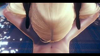 Genshin Impact Hentai - POV Fischl Blowjob and Cum at Her Face - Japanese Asian Manga Anime Game Porn