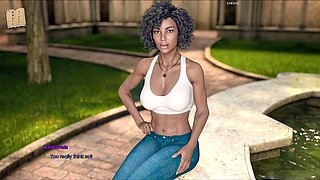 Hot brunette, inexperienced, ass