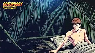 White Wife Sucks Huge Black Cock While Cuckold Husband Watches – Cartoon Porn Story