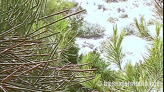 Sexy MILF Naked on the Nudist Beach