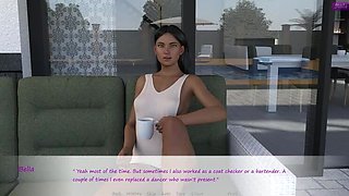 Stepbrother's Wife Bella Reveals Panties Under T-Shirt - Hot Homemade Cheating Scene