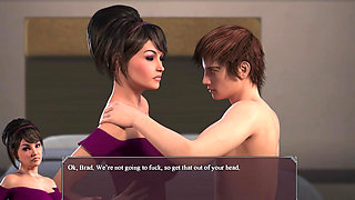 Amber's Massive Tits Gameplay in Lust Epidemic - Tit-Fuck Her Till She Begs!