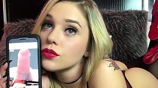 Hottest Amateur 19yo Blonde Teen going solo on Webcam